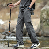 Y.M户外机能速干工装冲锋裤男宽松直筒休闲运动长裤《限价69》，男装休闲裤，奇怪漫猴工厂店
