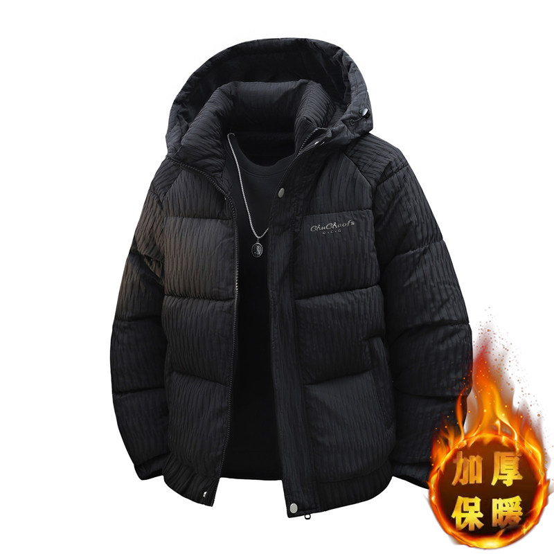 冬季轻奢欧版立领棉衣男潮流高品质加厚棉服外套，男装棉衣，奇怪漫猴工厂店