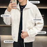 轻量型户外防泼立领夹克帅气轻量夹克，男装休闲裤，奇怪漫猴工厂店