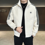 2026新款立领夹克男士春季休闲爸爸装中年男款外套男装春秋季薄款，男装休闲裤，奇怪漫猴工厂店