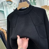 数据老钱风圆领套头毛衣，男装T恤，奇怪漫猴工厂店