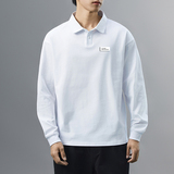 主推纯棉polo衫长袖男士秋季新款翻领高级感宽松透气潮牌T恤男装，男装T恤，奇怪漫猴工厂店