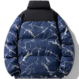 新款棉服男士秋冬潮牌棉衣加厚保暖学生港风宽松百搭上衣棉袄外套，男装棉衣，奇怪漫猴工厂店