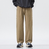 Y.M纯棉工装裤男宽松直筒2026春季新款潮流美式休闲长裤《限价69，男装休闲裤，奇怪漫猴工厂店