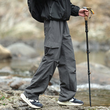 Y.M户外机能速干工装冲锋裤男宽松直筒休闲运动长裤《限价69》，男装休闲裤，奇怪漫猴工厂店