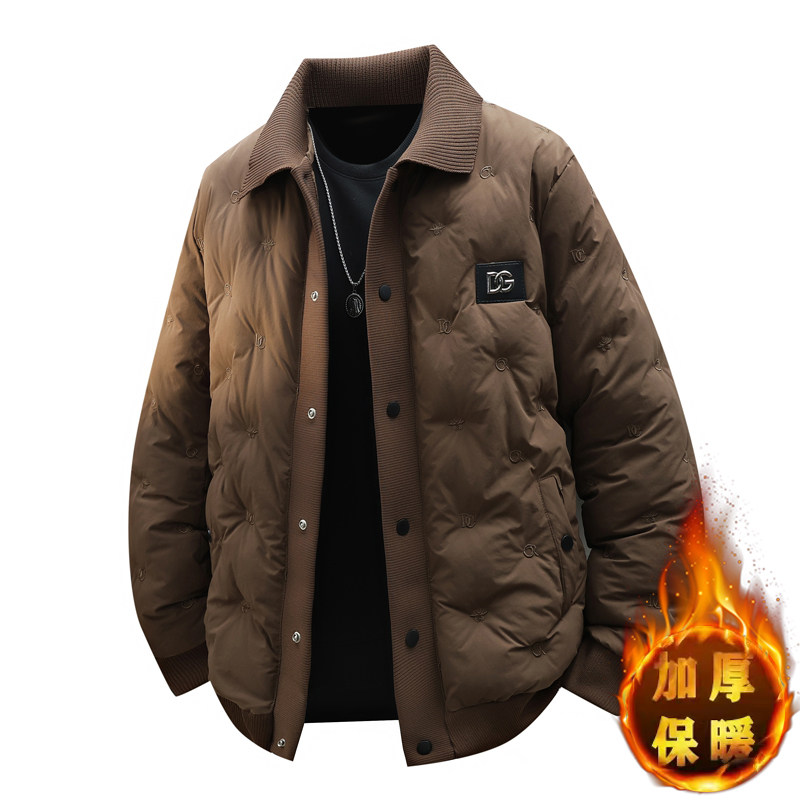 冬季轻奢欧版立领棉衣男潮流高品质加厚棉服外套，男装棉衣，奇怪漫猴工厂店