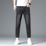 弹力薄款矮个子九分裤牛仔裤男士直筒修身八分春秋款男裤夏季，男装牛仔裤，奇怪漫猴工厂店