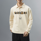 主推纯棉polo衫长袖男士秋季新款翻领高级感宽松透气潮牌T恤男装，男装T恤，奇怪漫猴工厂店