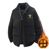 冬季轻奢欧版立领棉衣男潮流高品质加厚棉服外套，男装棉衣，奇怪漫猴工厂店