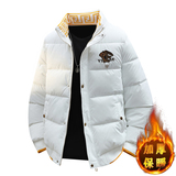 冬季轻奢欧版立领棉衣男潮流高品质加厚棉服外套，男装棉衣，奇怪漫猴工厂店