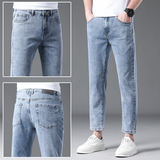 2467-9常规青年男装牛仔九分裤四季可穿弹力九分裤直筒裤，男装牛仔裤，奇怪漫猴工厂店