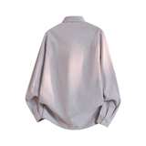 条纹长袖男士衬衫外套上衣服韩版潮流衬衣帅气商务工装休闲，男装衬衫，奇怪漫猴工厂店