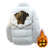 冬季轻奢欧版立领棉衣男潮流高品质加厚棉服外套，男装棉衣，奇怪漫猴工厂店