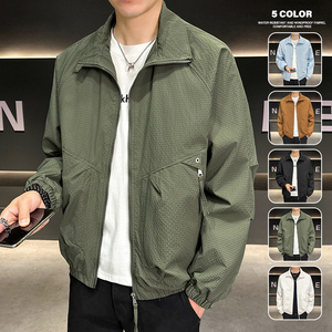 轻量型户外 防泼立领夹克帅气轻量夹克，男装休闲裤，奇怪漫猴工厂店