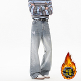 美式ins高街暗黑刺绣修身微喇牛仔裤，男装牛仔裤，奇怪漫猴工厂店