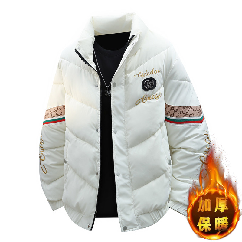 冬季轻奢欧版立领棉衣男潮流高品质加厚棉服外套，男装棉衣，奇怪漫猴工厂店