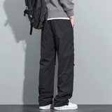 Y.M户外登山工装冲锋裤男士春夏新款冰丝休闲裤宽松直筒《限价69，男装休闲裤，奇怪漫猴工厂店