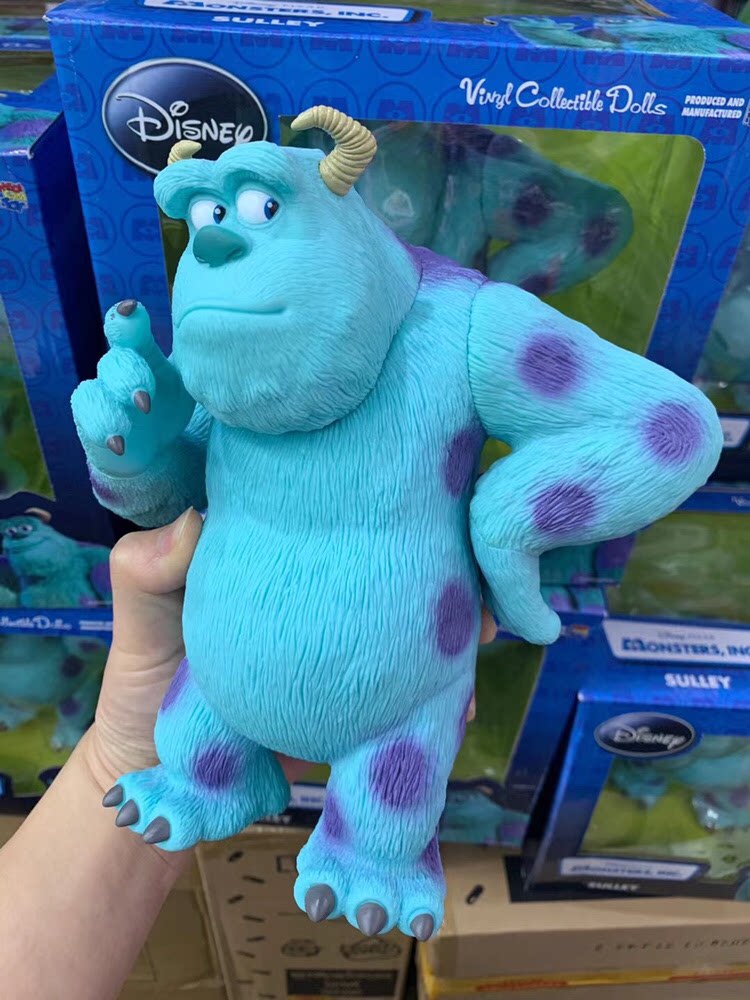 迪士尼 怪物大学 毛怪 苏利文 可动 公仔模型摆件电影周边礼物