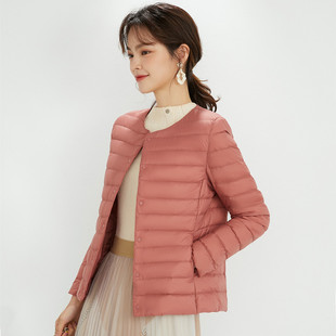 波斯橙官方旗舰店2024年新款秋冬轻薄羽绒服女超轻短款内穿压缩便