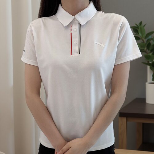 正品安踏中国冰肤透气短袖POLO衫