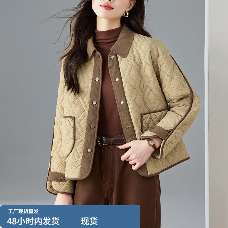 羽绒棉衣女士秋冬2025年新款小个子洋气夹棉爆款棉袄棉服保暖外套