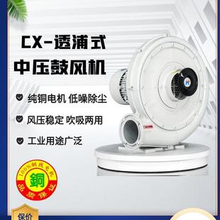 新款渗透中压风机Cx-100A/1.5Kw变频隔热防爆除尘燃烧吹吸风包邮