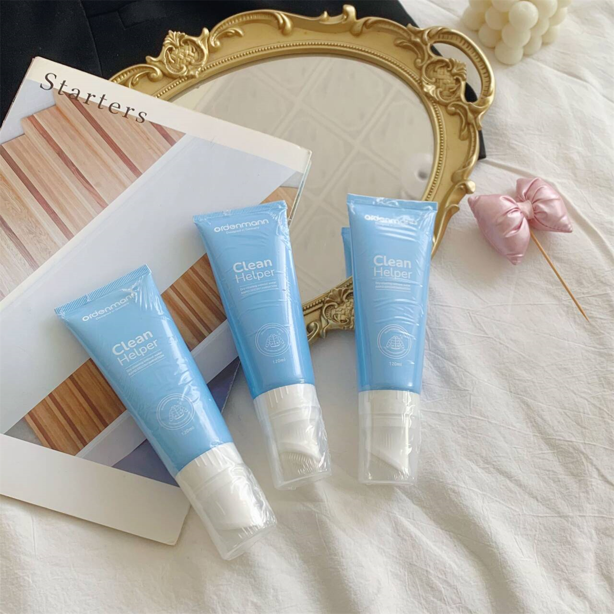 德国冬季羽绒服干洗剂免水洗欧德曼衣物快速去油污渍清洁120ml