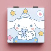 双面小镜子化妆镜子折叠便携女学生随身补妆镜小镜子便携