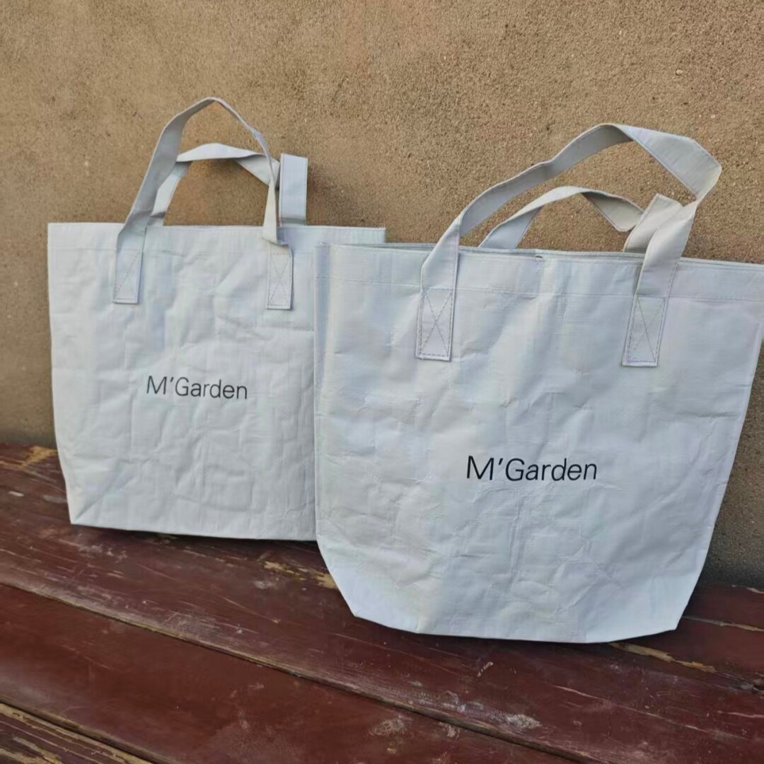 高品质手提袋有扣编织袋环保袋购物袋防水覆膜休闲提快递袋