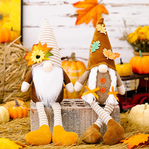 Harvest Festival Doll Thanksgiving Maple Leaf Sharp