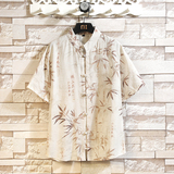 新中式男复古盘扣衬衫风盘扣唐装衬衣潮A056-7001P40，男装衬衫，电商A056