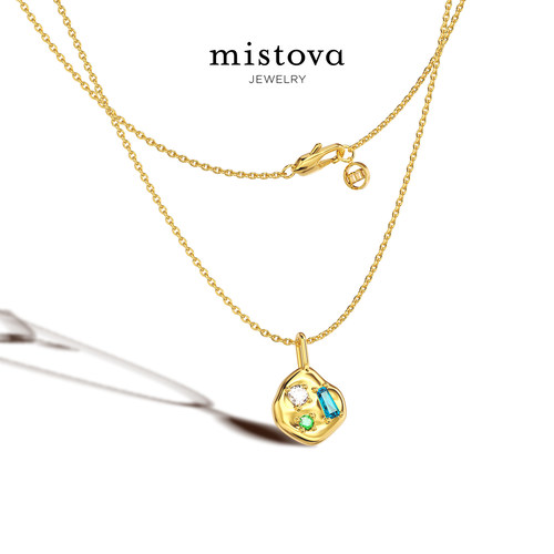 Mistova调色盘项链锁骨链