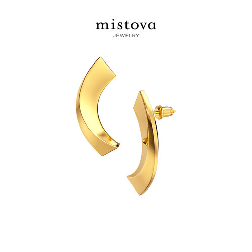 mistova知识分子风耳钉耳环