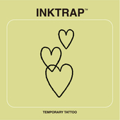 INKTRAP油墨陷阱爱心miu系可爱薄雾少女两周草本纹身贴2.5 5cm