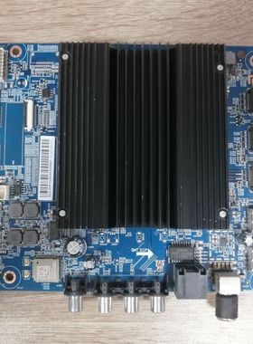 红米L75R8-X主板DKTV-B018-9650-AB-20210519屏L75R8-X-CS0T实图