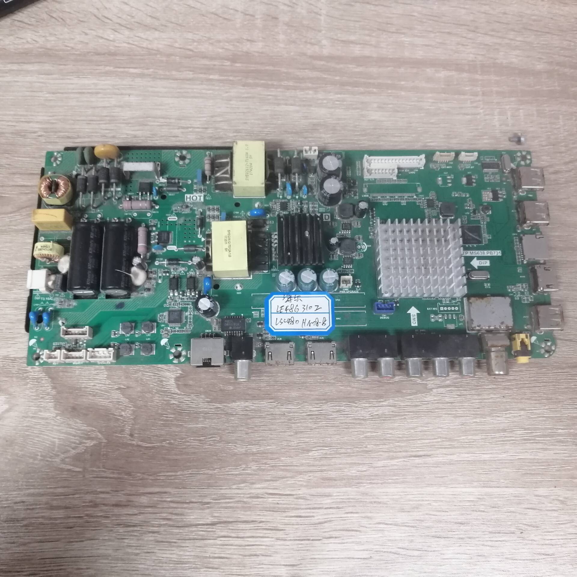 海尔LE48G310Z电视主板TP