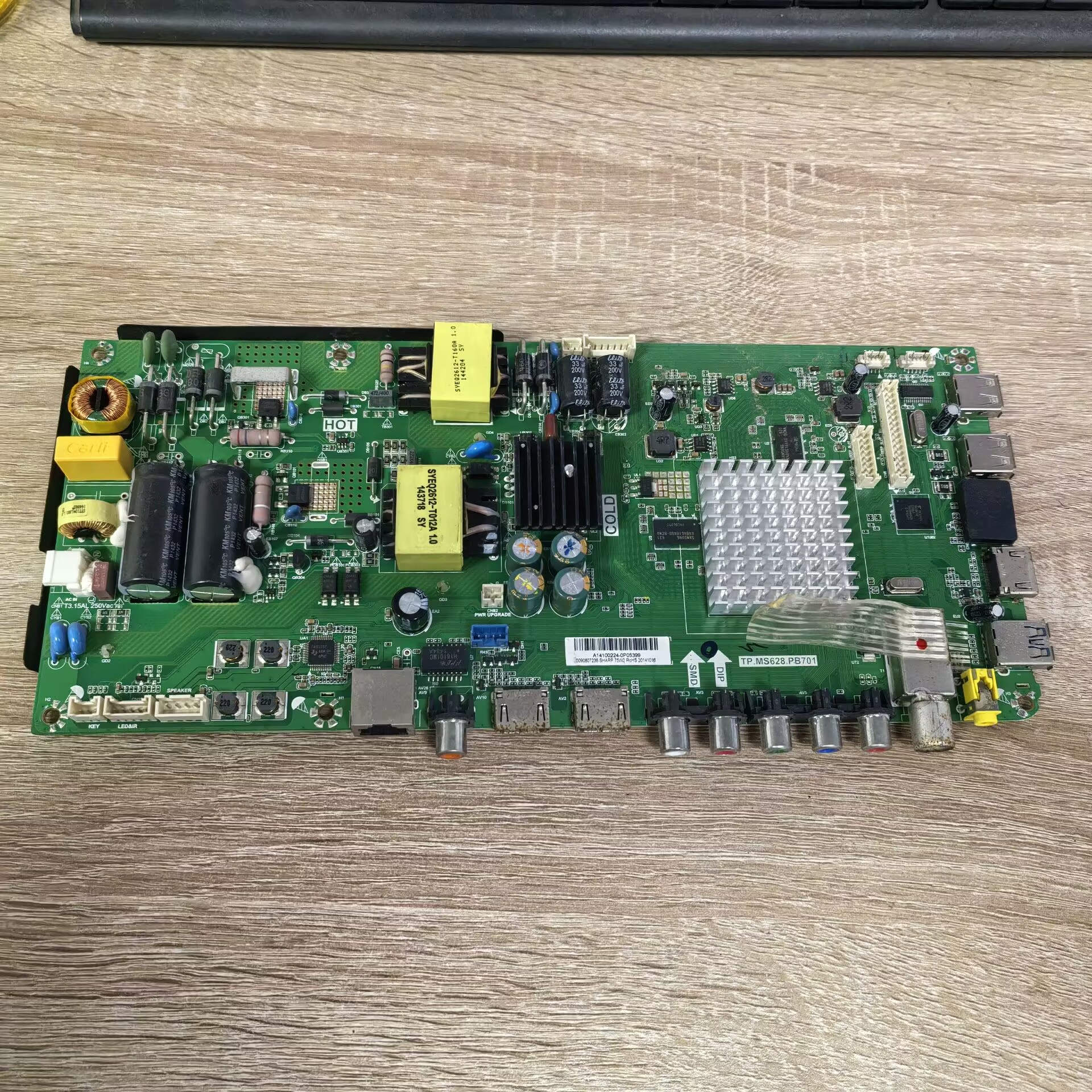 海尔LE40AL88液晶电视主板TP.MS6