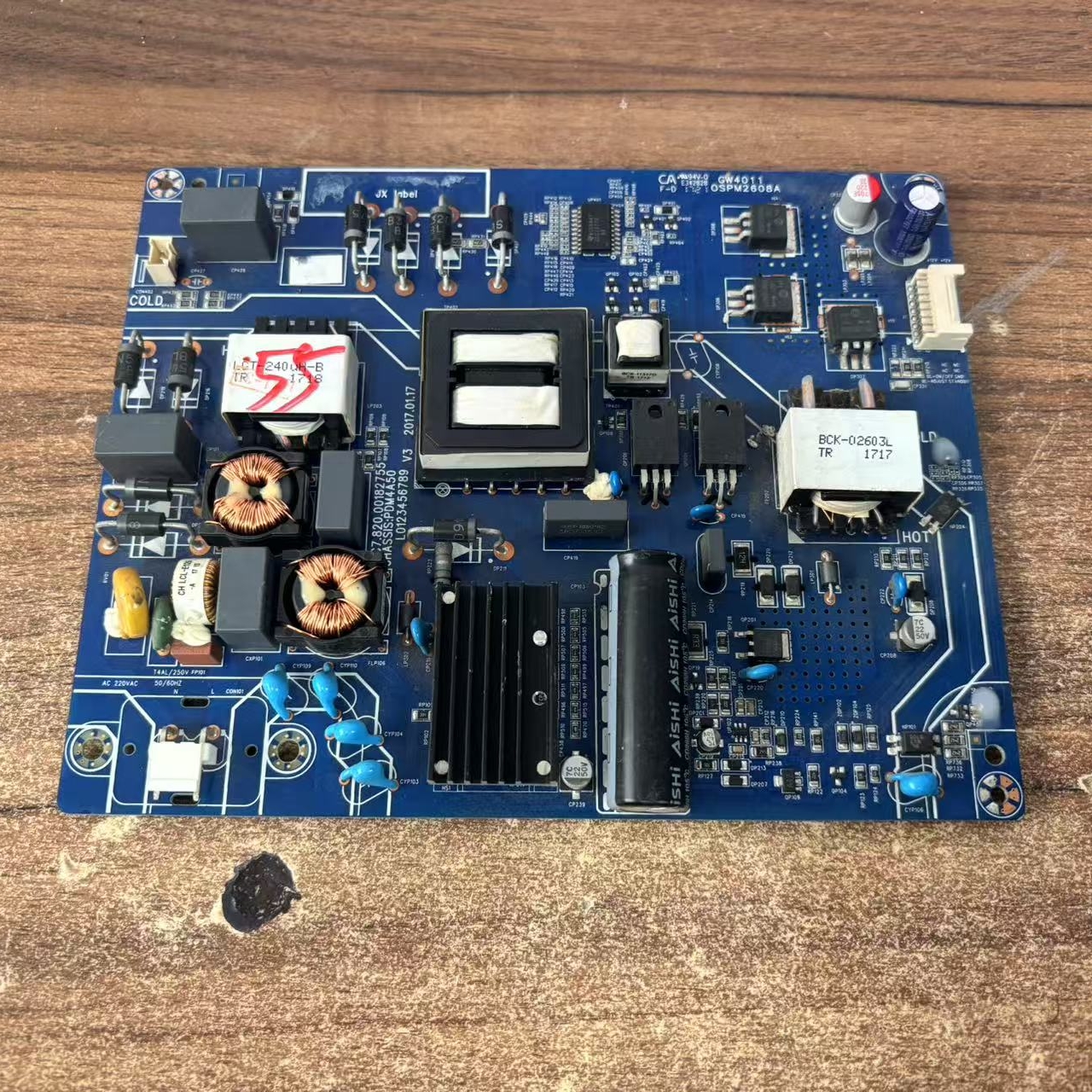 长虹55U1 55U1A 55Q5 55Z80U电源板JUC7.820.00182755 PDM4A50