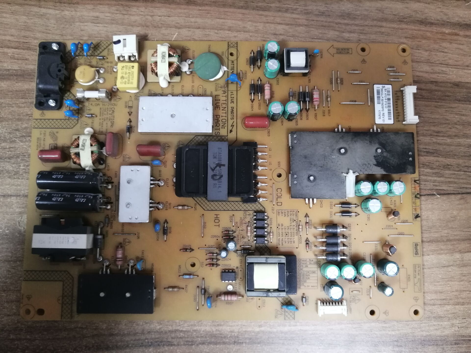 乐视LetvS503D/2D电源板