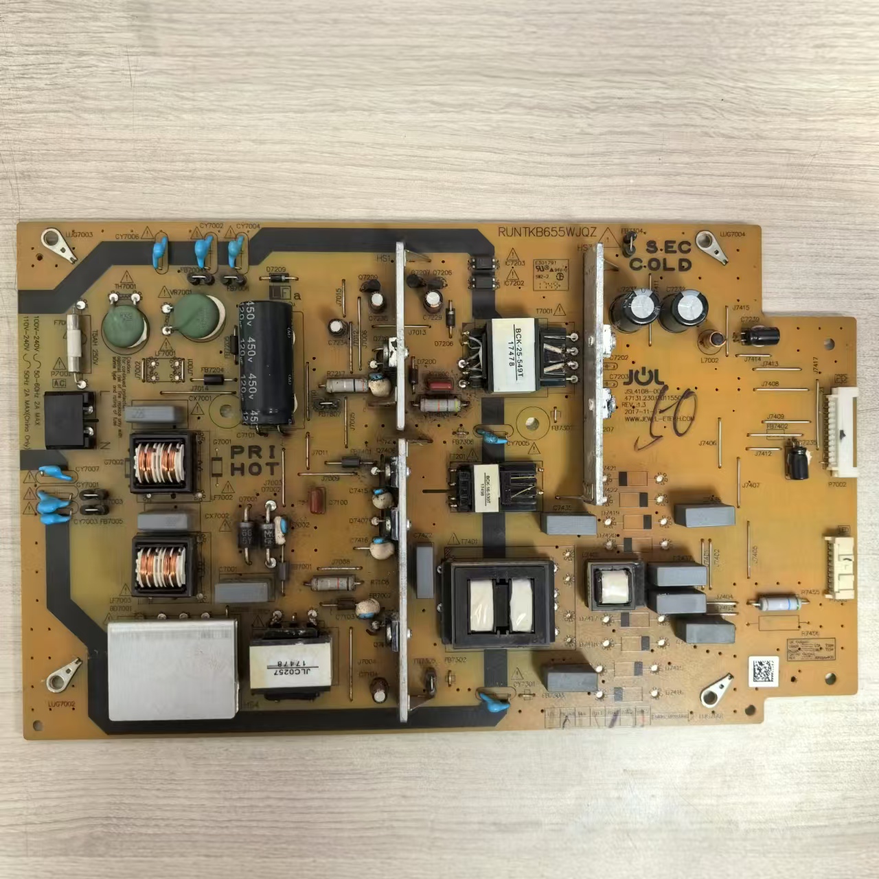 夏普LCD-50SU575A电视电源板