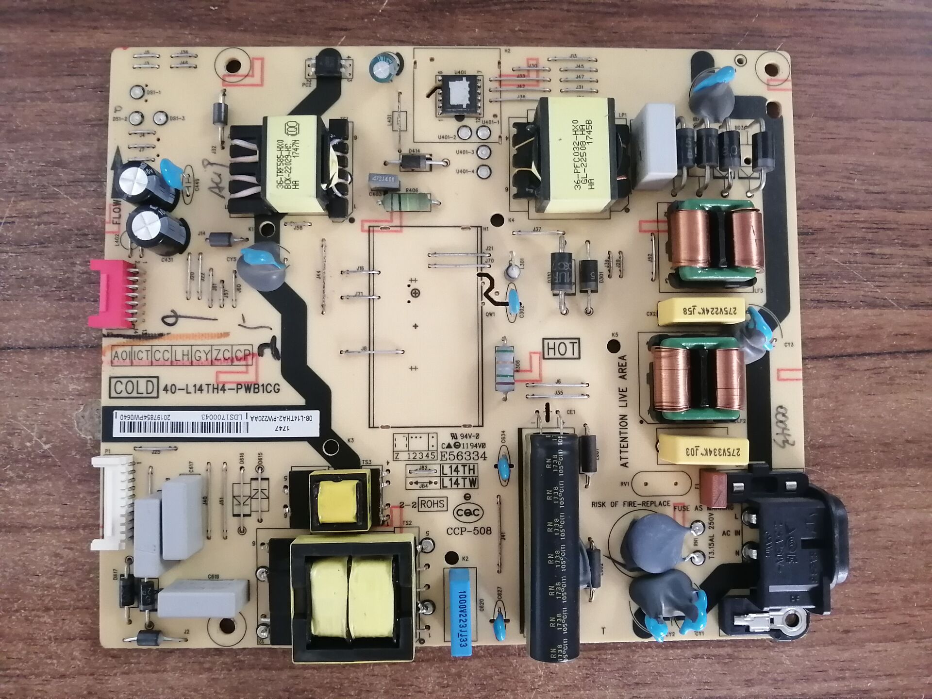 TCL55A950CD49A630U电电源板