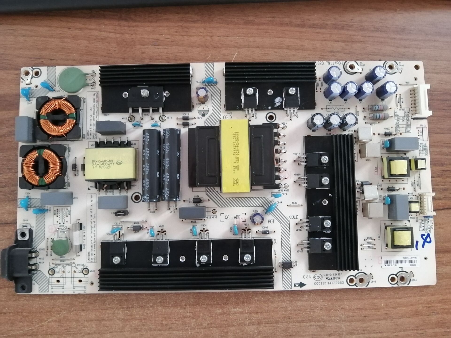 海信H65E3AHZ65A55HZ电源板