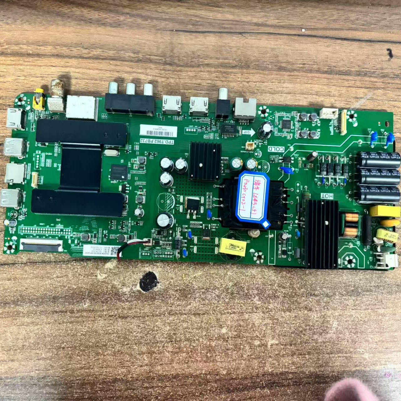 原装海尔LE43C51X液晶电视主板TPD.T962.PB732 屏PT430CT02-1实图
