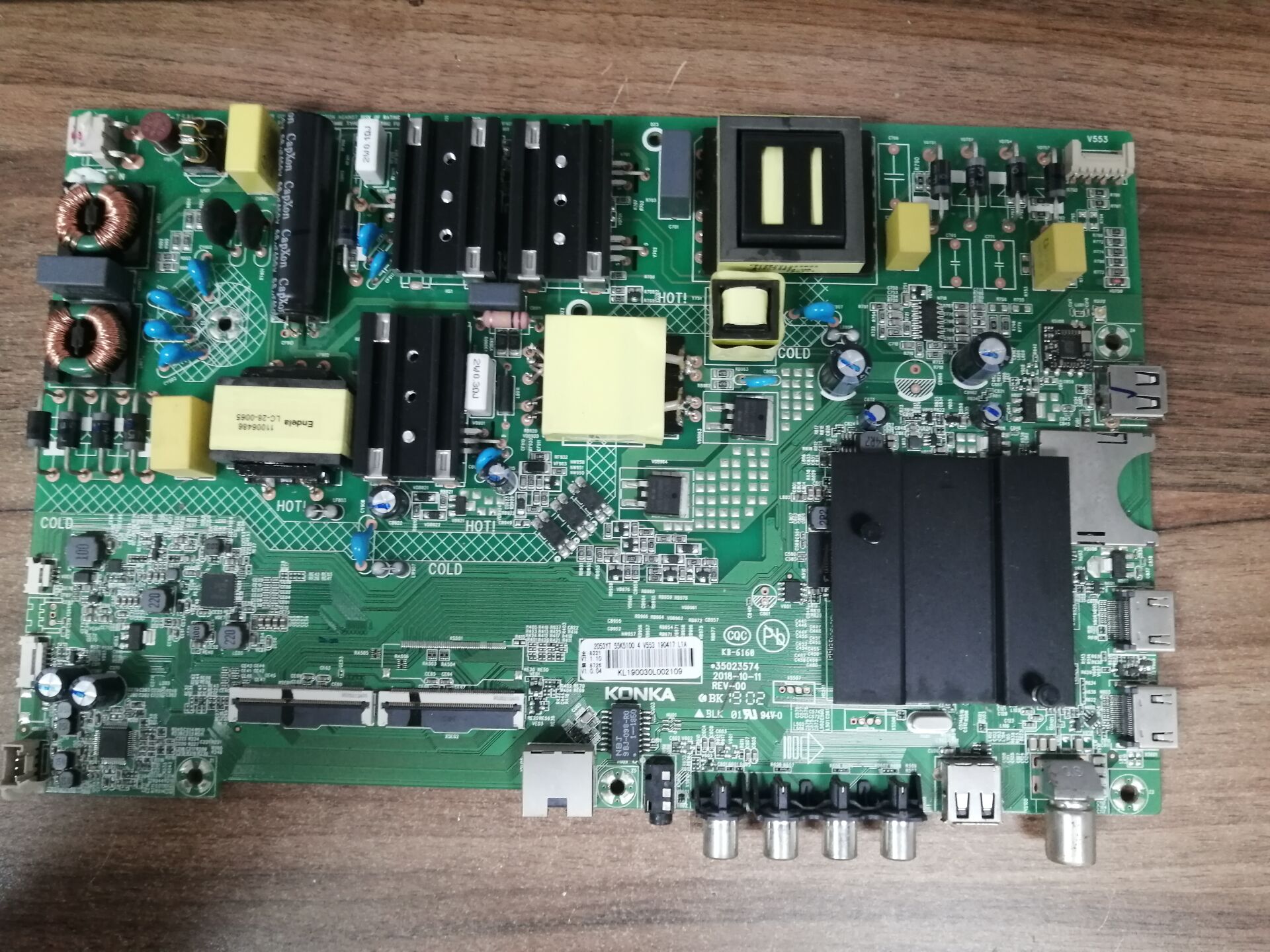 康佳 B55/50U  LED55K5100 A55U 55K55US主板 35023574配屏可选