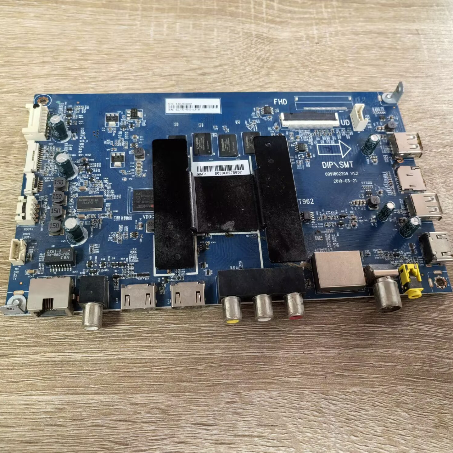 海尔LU58G6158C51主板009180220