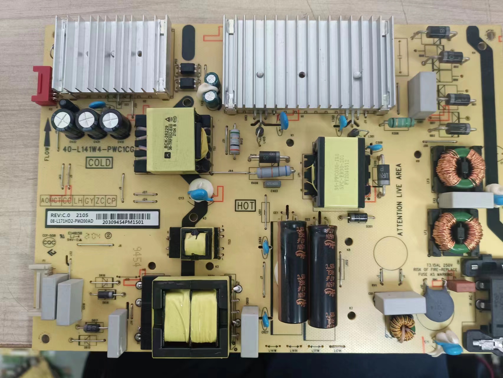 原装拆机TCL65A360电源板