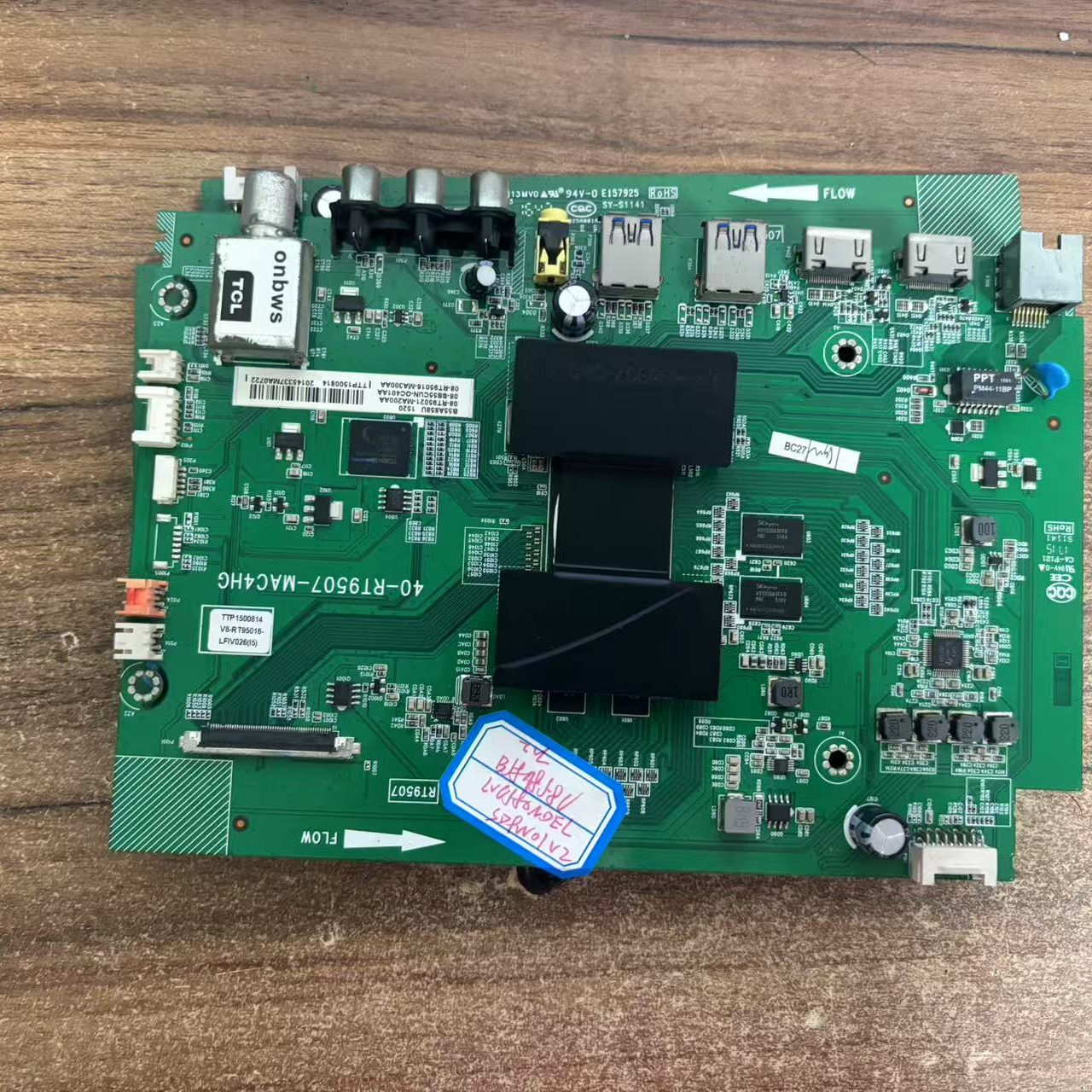 TCL B48/55A858U B50A658U 55A561U主板40-RT9507-MAD4HG/MAC4HG