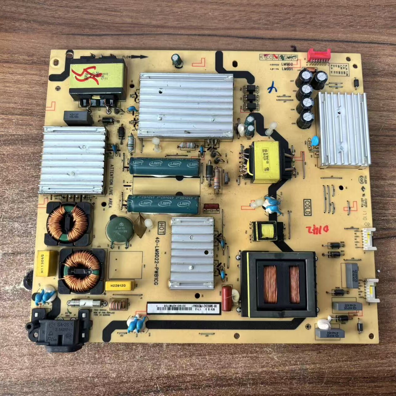 原装L55P1-CUD D55A9C L55A980CUD电源板40-LM9D22-PWB1CG