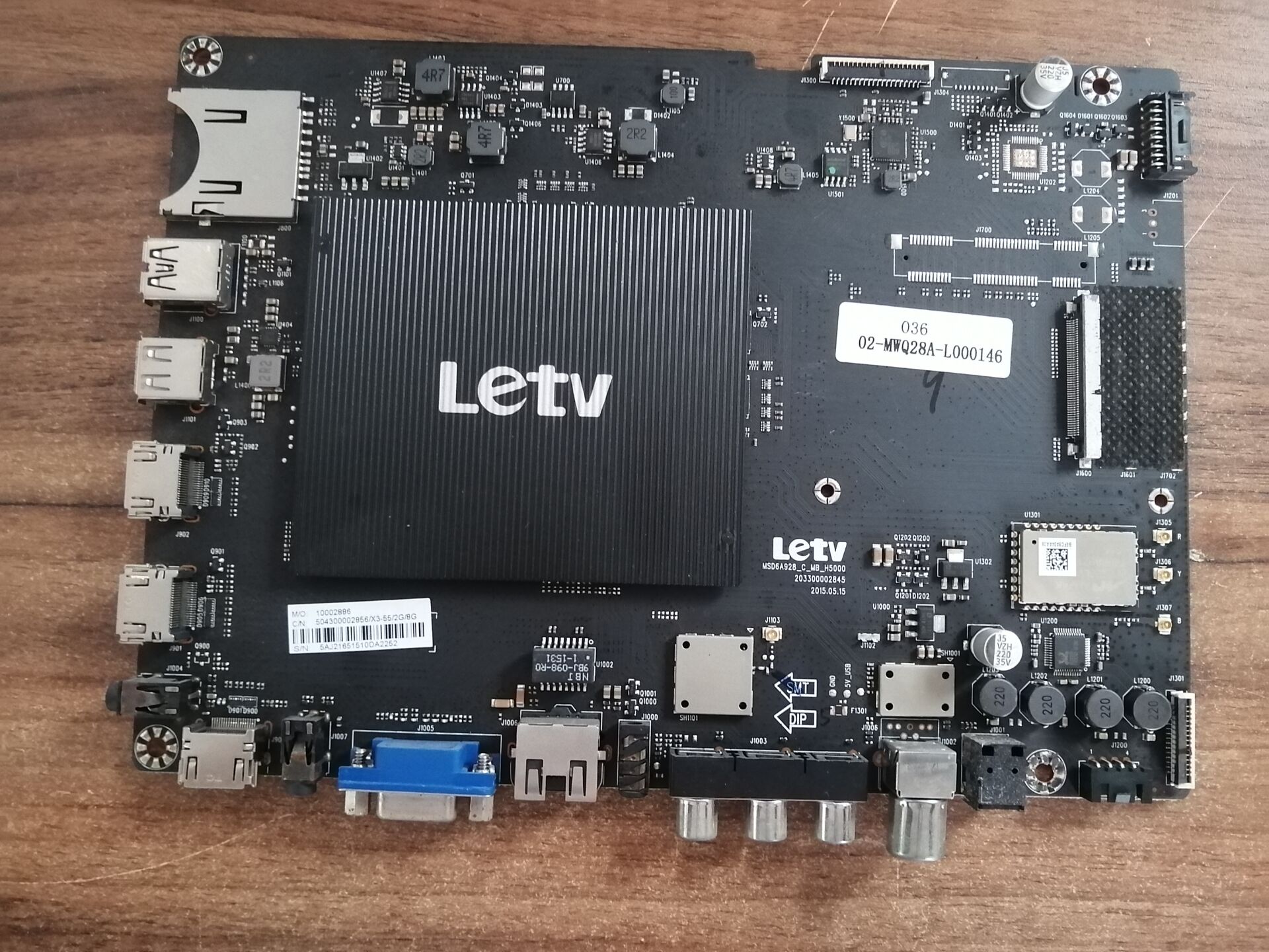 乐视L553C1主板MSD6A928