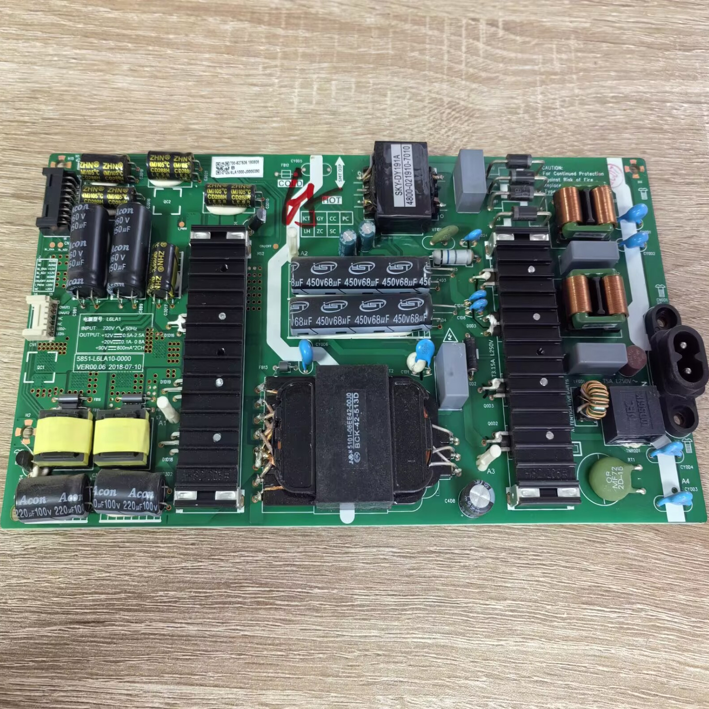 创维65H7S电源板5851-L6LA10-000